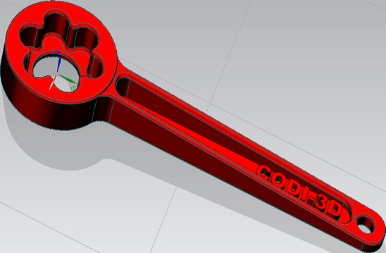 CHIAVE DI SERRAGGIO PER Manopola M5 - TIGHTENING KEY FOR Knob M5