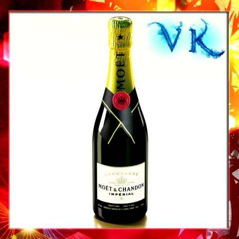 Champagne Moet Chandon Bottle 3D Model