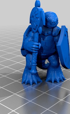 Tortle Celric with turtle mace