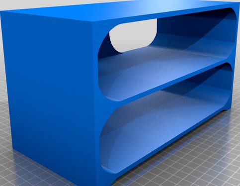 Futuristic Bed side shelf