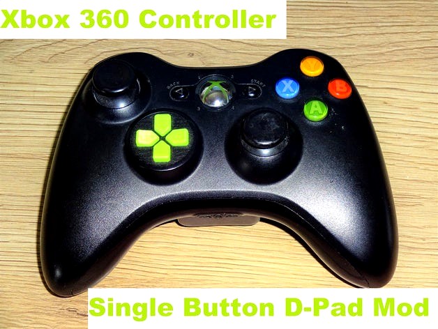 Xbox 360 Controller - Single Button D-Pad Mod