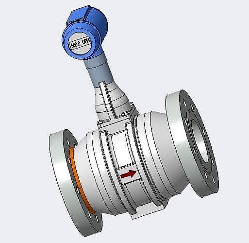 Ultrasonic Vortex Flowmeter