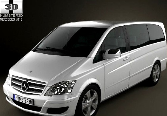 Mercedes Benz Viano Long 3D Model