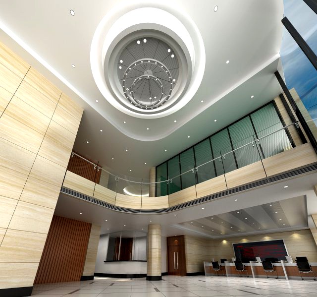 Lobby Space 026 3D Model