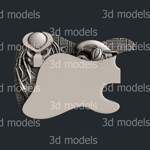 3d STL models for CNC router guitar2
