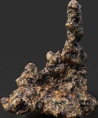 Low poly Stalactite Cave Rock Modular 08D 2020