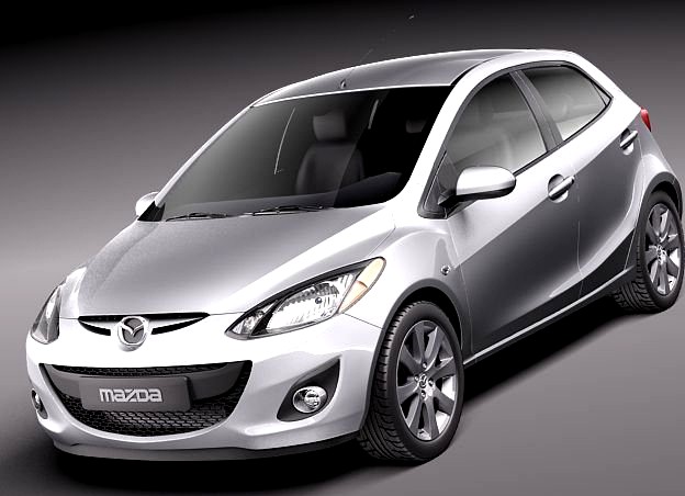 Mazda 2 hatchback 2011 3D Model