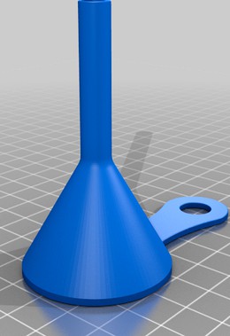Funnel with air tube