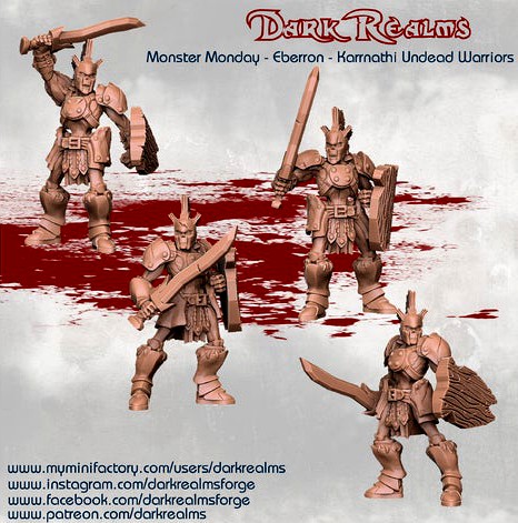 Monster Monday - Eberron - Karrnathi Undead Warriors