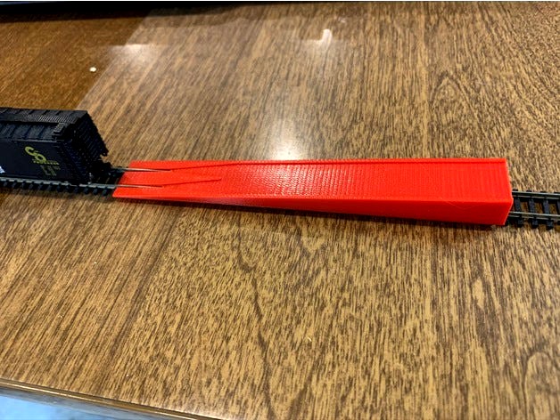 N Scale Railer for Code 80 Track
