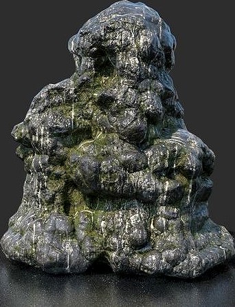 Low poly Stalactite Cave Modular 04B2 2020