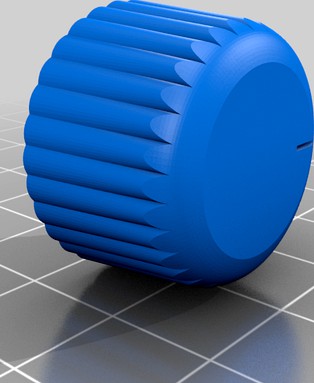 Knob D Shape with mark