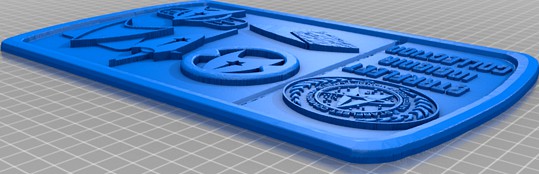 Starfleet 3 Plaque / Sign