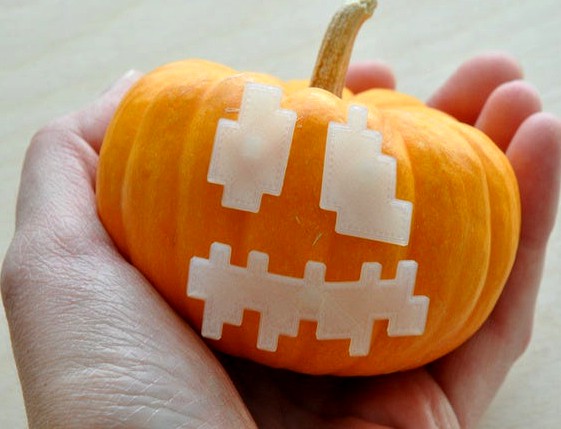 Minecraft Jack-o-Lantern Face Pieces