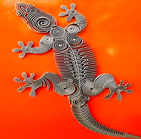 Refrigerator magnet Flexible reptile Salamanquesa
