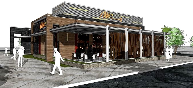 Out-parcel Restaurant Model