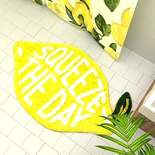 Squeeze The Day Bath Mat Urban Outfitters