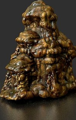 Low poly Stalactite Cave Modular 04A 2020