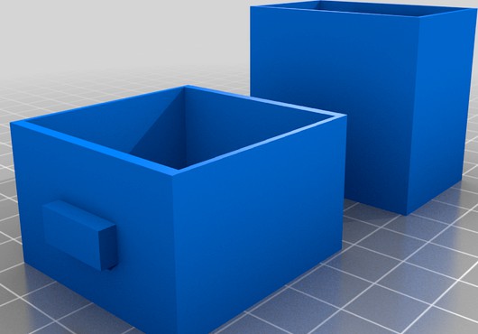 DRAWER set HEXAGON backed