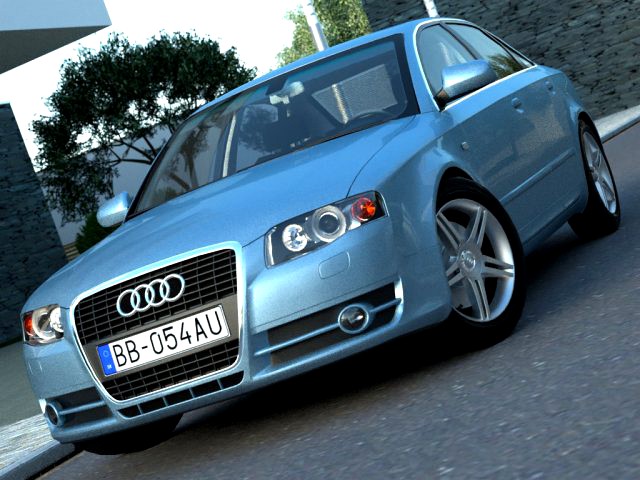 Audi A4 2005 3D Model