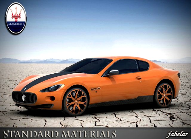 Maserati GT Masonry std mat 3D Model