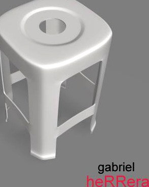 Stool bar 3D Model