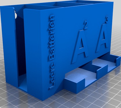 Battery dispenser, holder AA, AAA and empty batteries