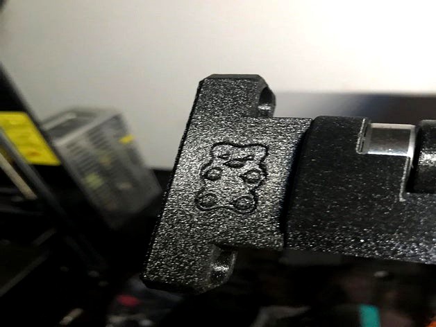 Prusa Bear 2020 Spool Holder with Vslot mount and Bear logo