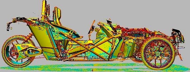 Polaris Slingshot Chassis 3d Scan data
