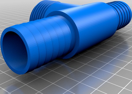 T connection 1 "for rain barrels with thread