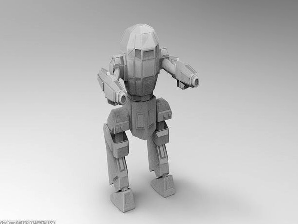 Battletech Flashman 3d model