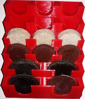 Vertical Dremel Disk Holder