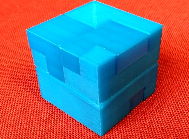 Interlocking Puzzle Cube #1