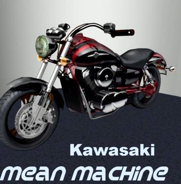 Kawasaki MeanMachine 3D Model