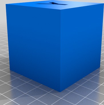 Calibration cube XYZ