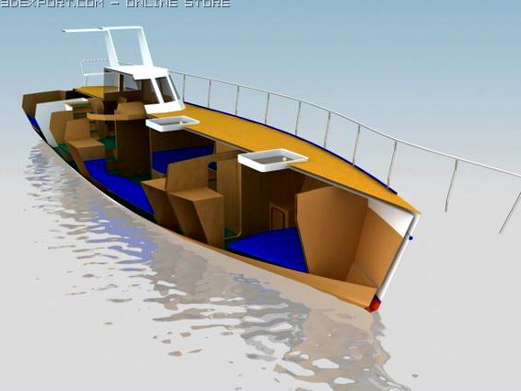 Boat 3D Model