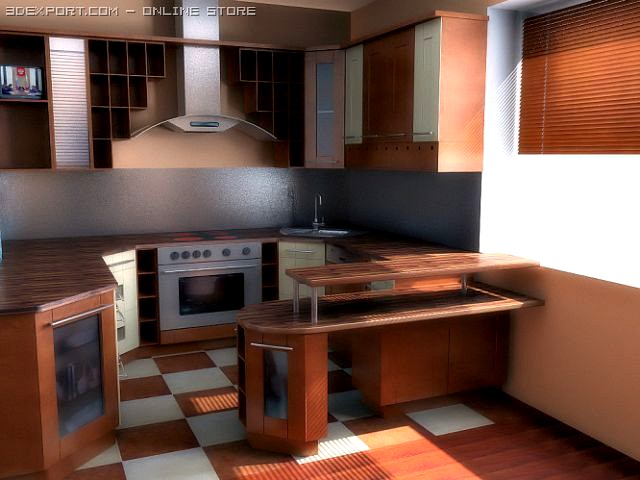 classic kitchen 3D Model