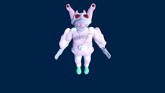 3d Alien Future Model