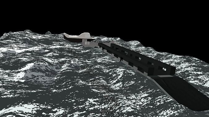 3d Model Bridge Game Scene