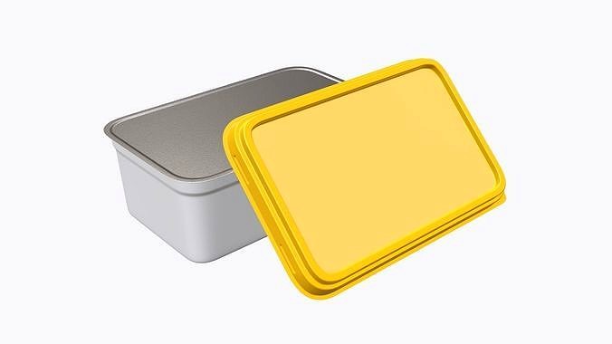 Margarin rectangular package 02