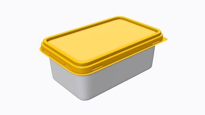 Margarin rectangular package 01