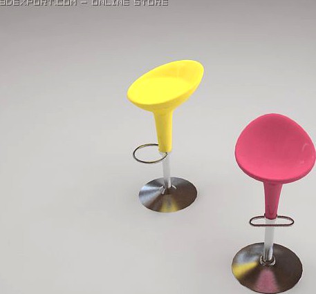 Bar chair 3D Model