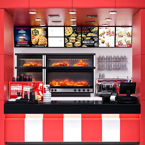 Fastfood  Coffee Kiosk 4