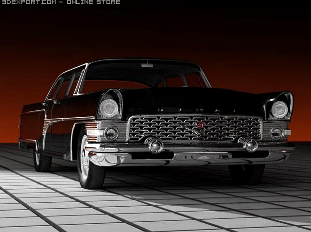 GAZ 13 Chaika 3D Model