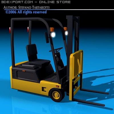 Forklift 3D Model