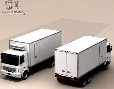 Truck fridge 3D Model