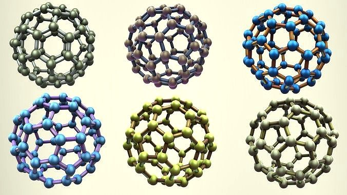 Carbon Structure Fullerene Pack