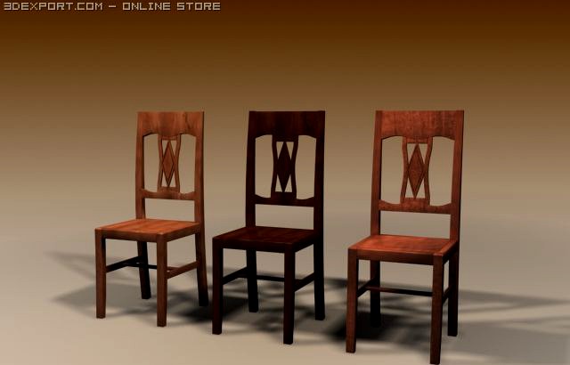 chairs 5 3D Model