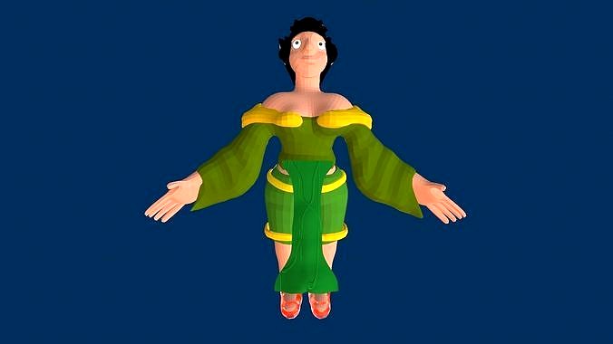 Low-Poly Character Style