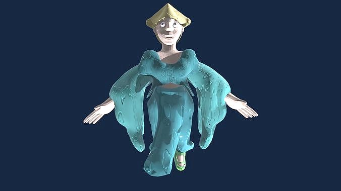 Low-Poly stylish Character